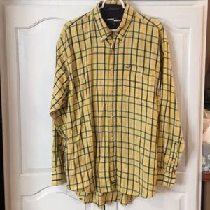 Men's button down polo shirt